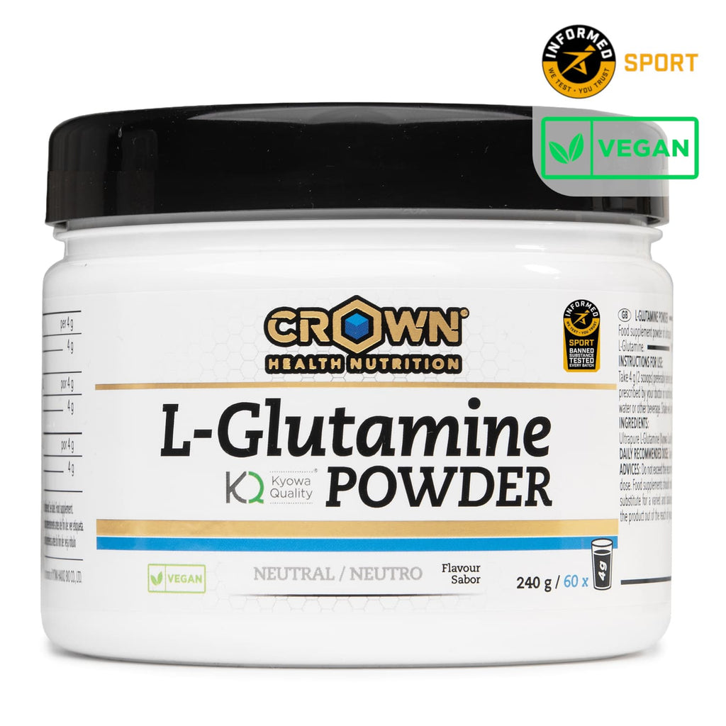 L-Glutamine Kyowa® 240 g - Neutral Flavour - 240 g Tin (40 servings) – main product image