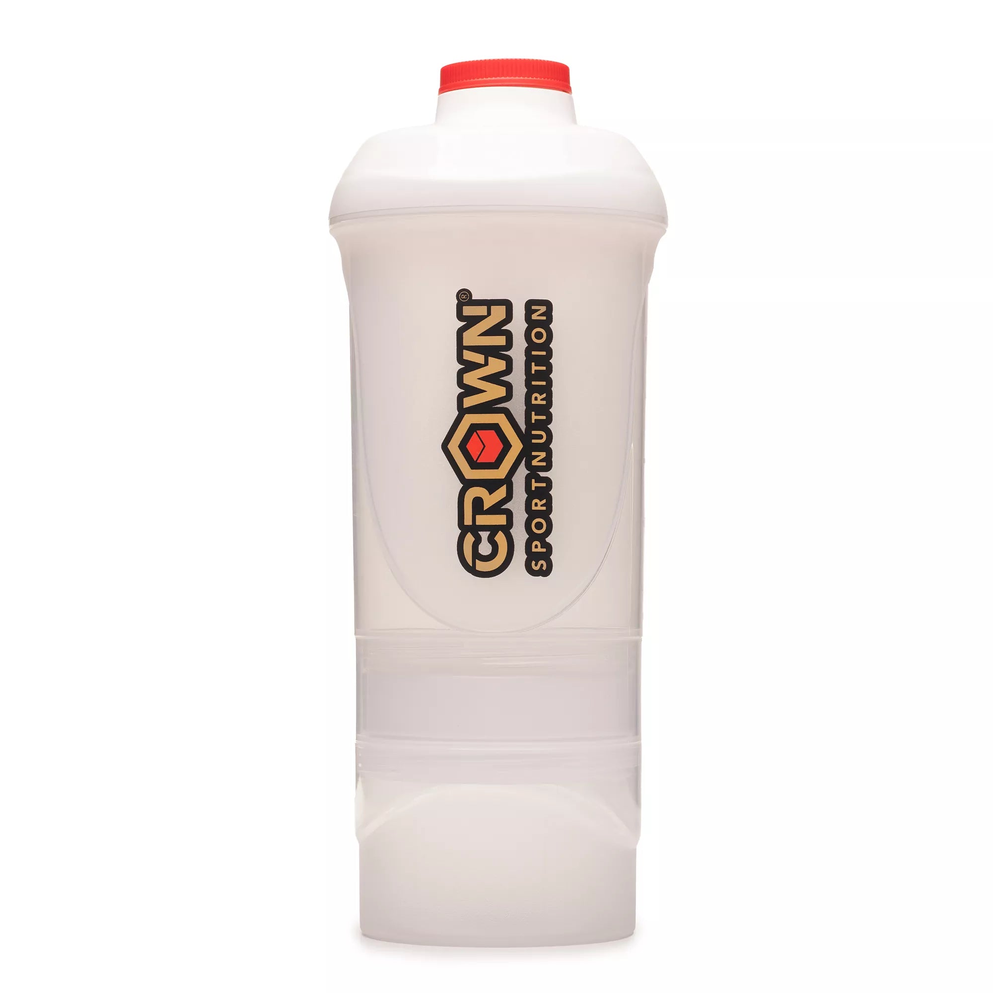 Modular Shaker 600 (600 ml · 3 compartments · 4-slot pill organizer) – main product image