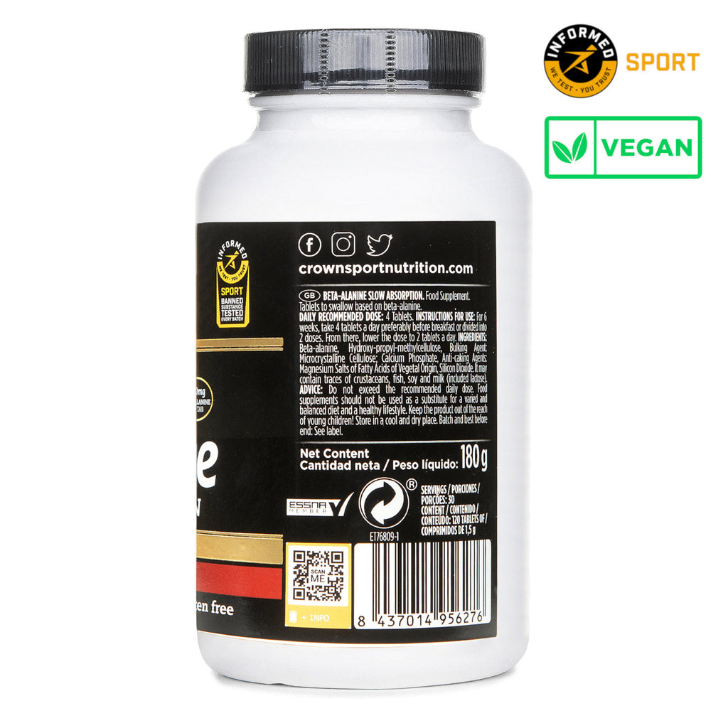 Beta Alanine Slow Absorption 120 tabs – product image 3