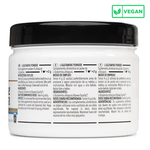 L-Glutamine Kyowa® 240 g - Neutral Flavour - 240 g Tin (40 servings) – product image 2