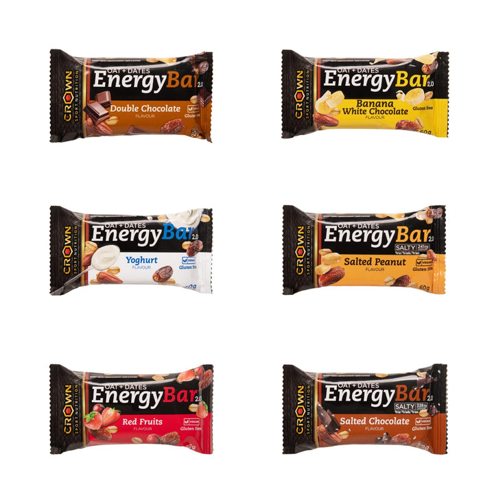 Energy Bar 2.0 Tester Pack (x12) – Gluten-Free Oat & Date Energy Bar Tasting Pack – main product image