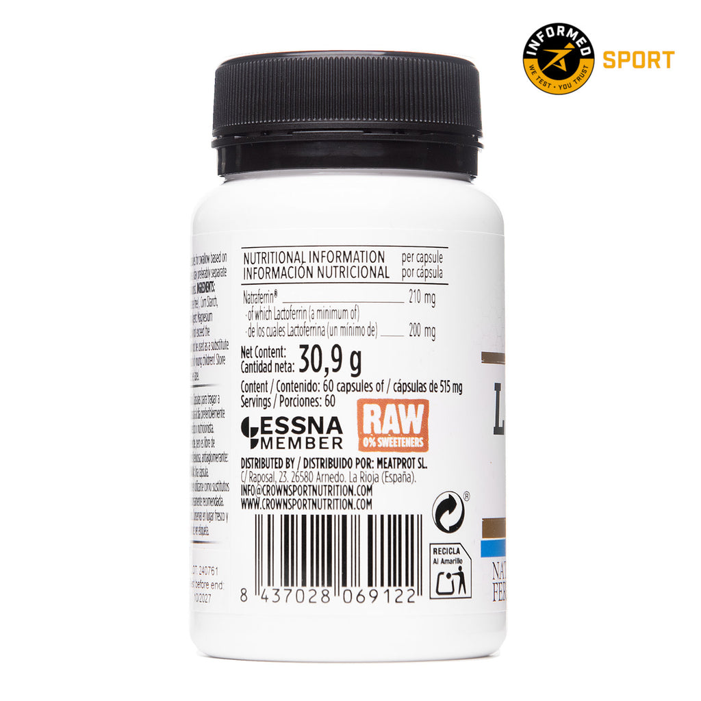 Lactoferrin 200 (Natraferrin®) – 60 Capsules – product image 8