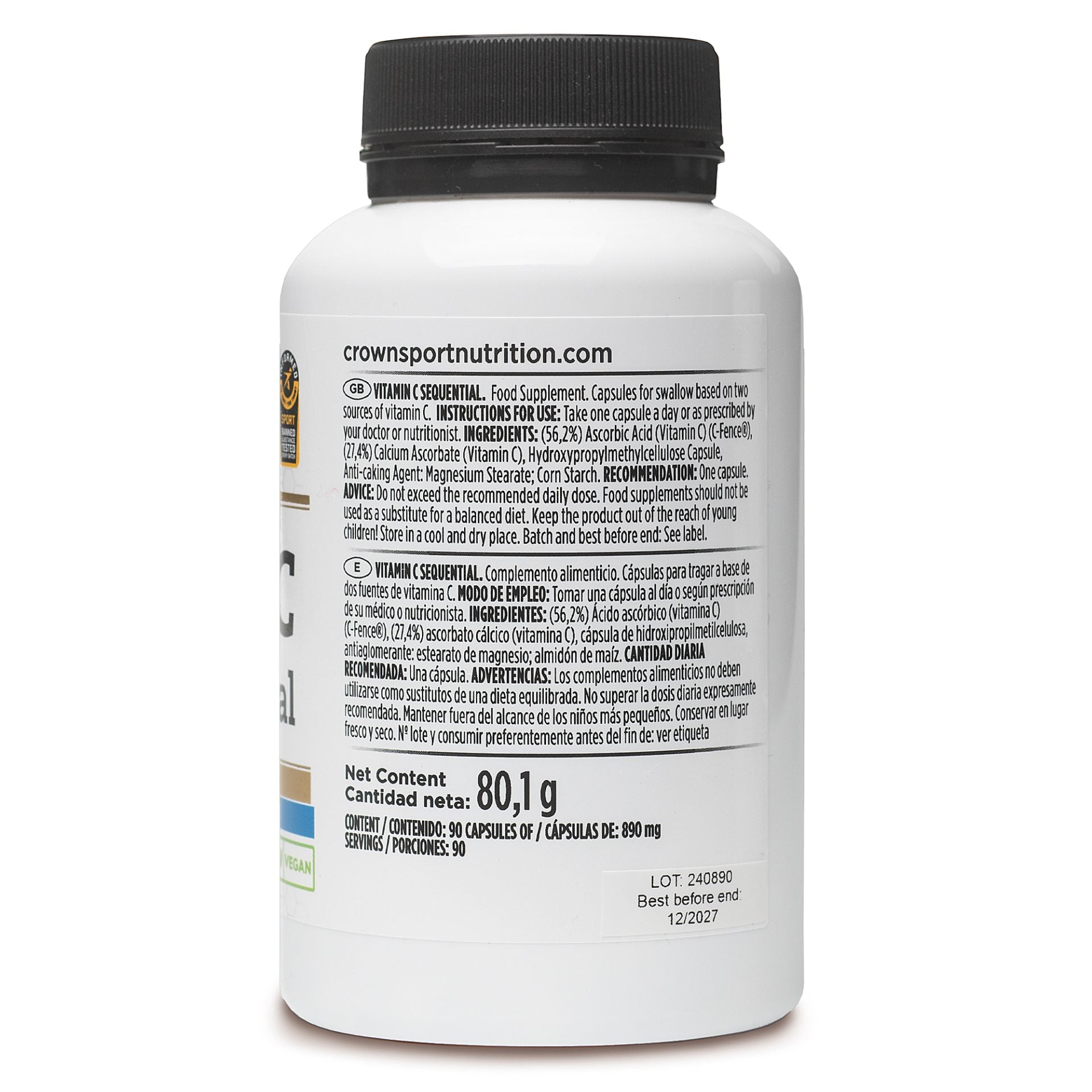 VITAMIN C SEQUENTIAL (90 Caps) – product image 5