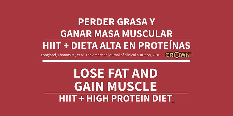 Lose Fat and Gain Muscle Mass | HIIT + High-protein Diet